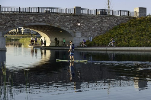 Stand Up Paddle Boarding on Oquirrh Lake Paddleboarding