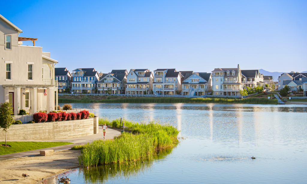 Daybreak neighborhood in South Jordan City