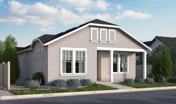 A rendering of a two story home. A rendering of a two story home.