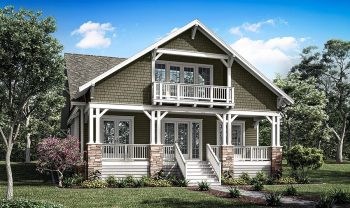 This is a color rendering of these craftsman house plans. This is a color rendering of these craftsman house plans.