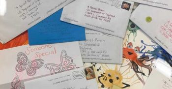 Letters written to residents of Sagewood at Daybreak.