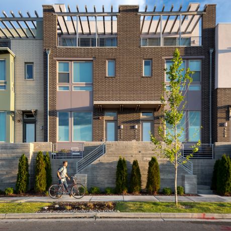 Exterior of Townhomes at Daybreak Utah in South Jordan